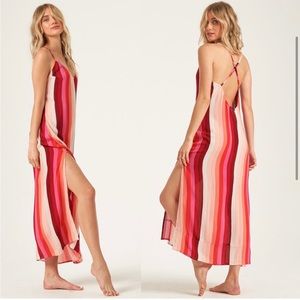 Billabong Wanna Be Around MIDI Dress NWT